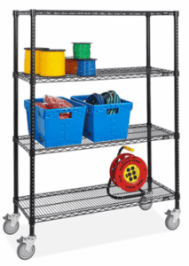 Mobile Adjustable Shelving Carts