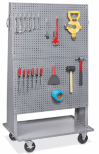 Mobile Pegboard Carts