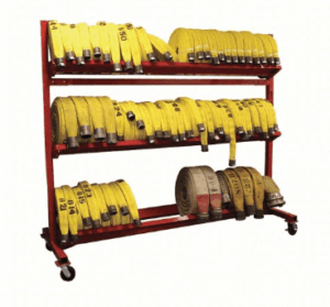 Mobile Fire Hose Storage Racks